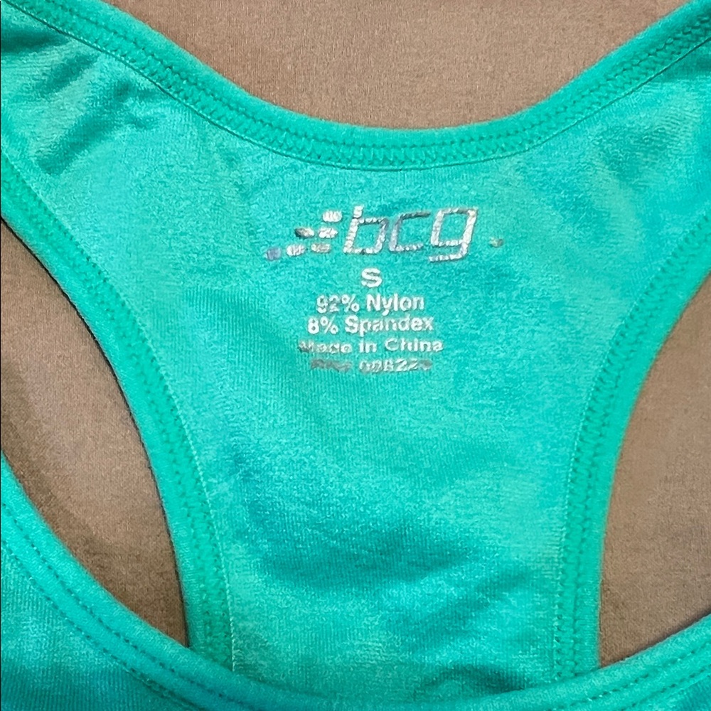 BCG Women's Turquoise Sports Bra - Picture 3 of 3